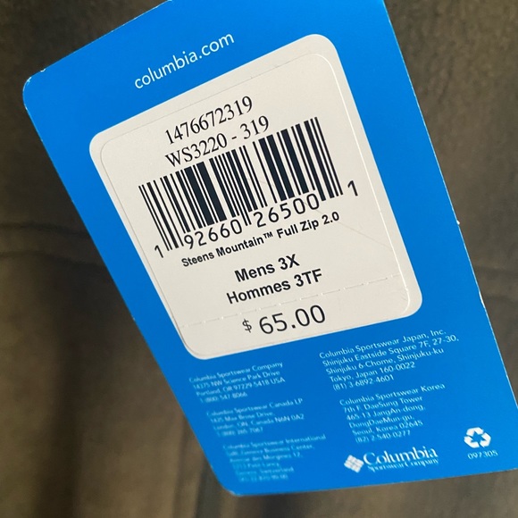 SOLD! Columbia Jackets & Coats | Mens Columbia Fleece Jacket Size 3XL - Picture 6 of 10